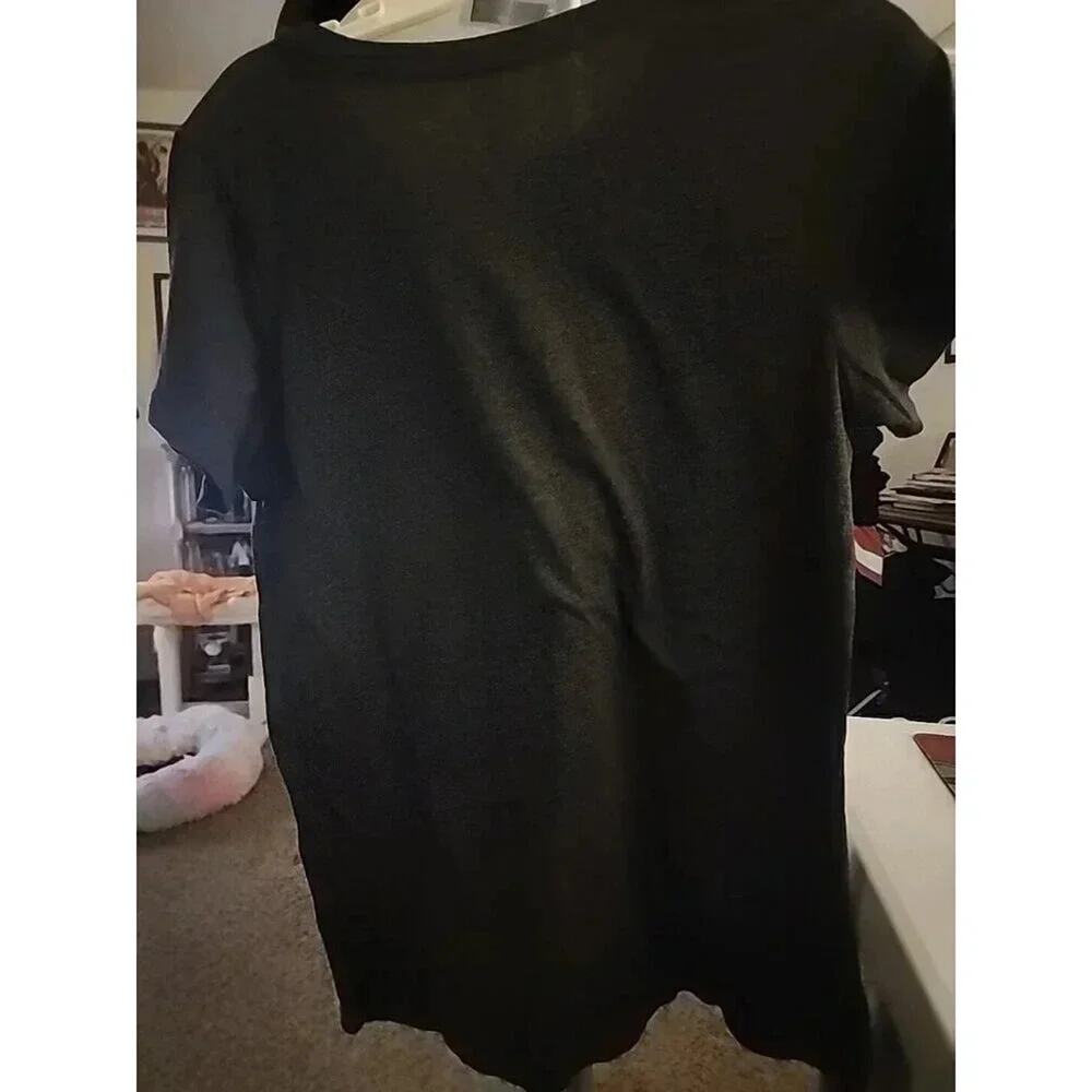 Minnie Mouse Short Sleeve T Shirt Grey Rose Gold Logo Sz Small A101 NWT Nice - Picture 4 of 4